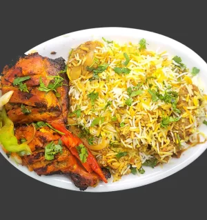 Chicken Biryani & Chicken Tikka